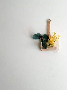 Mini Native Wall Hanger (Wattle / Eucalyptus flower gum)