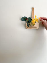 Load image into Gallery viewer, Mini Native Wall Hanger (Wattle / Eucalyptus flower gum)