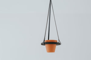 Orbit Hanging Planter (black)