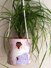 Load image into Gallery viewer, SASSY GIRL HANGING PLANTER